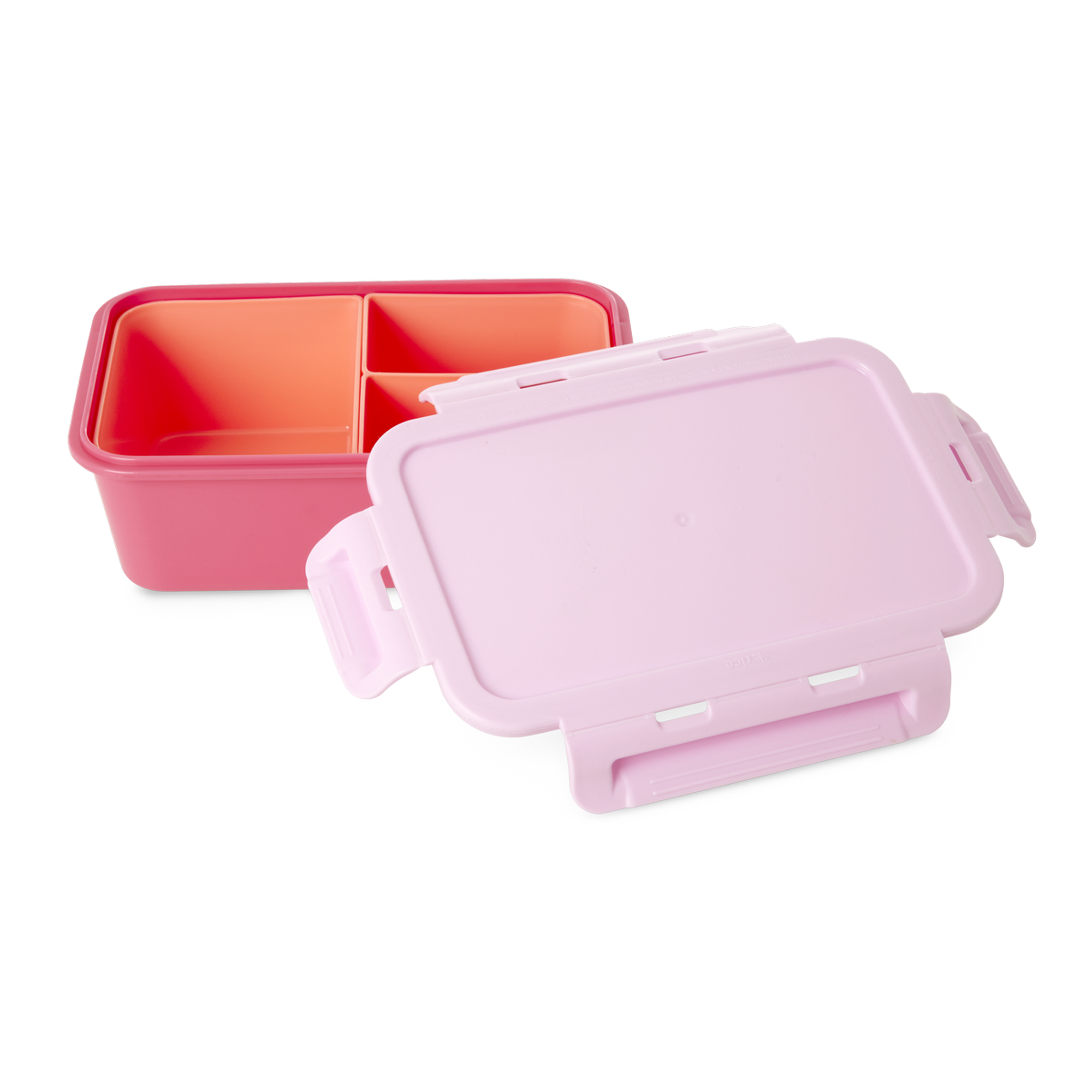 Plastik Lunchbox - Pembe ve Açık Kırmızı