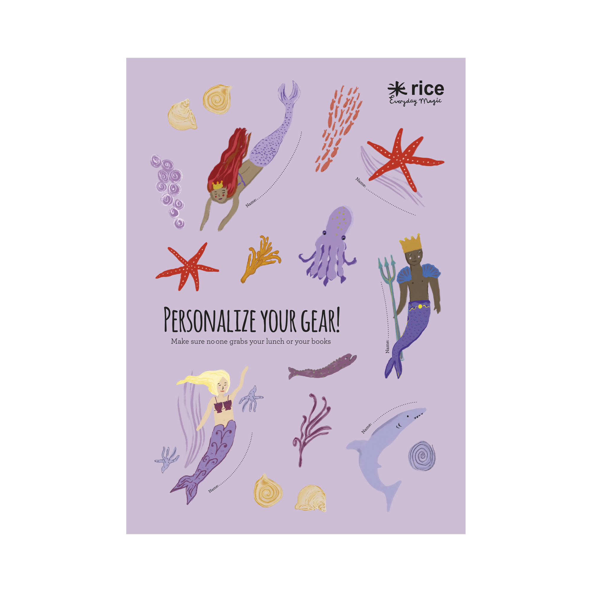 Stickers Lunchbox - Denizkızı