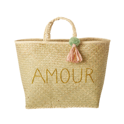 Rafya Large Çanta - Amour