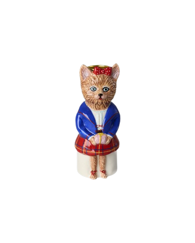 Seramik Şamdan - Kedi