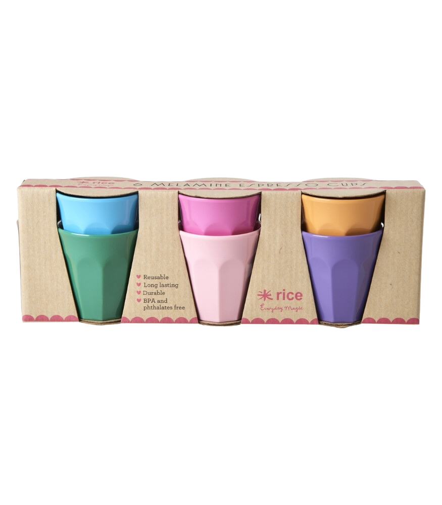 Melamin Bardak - Espresso Boy 6'lı Set
