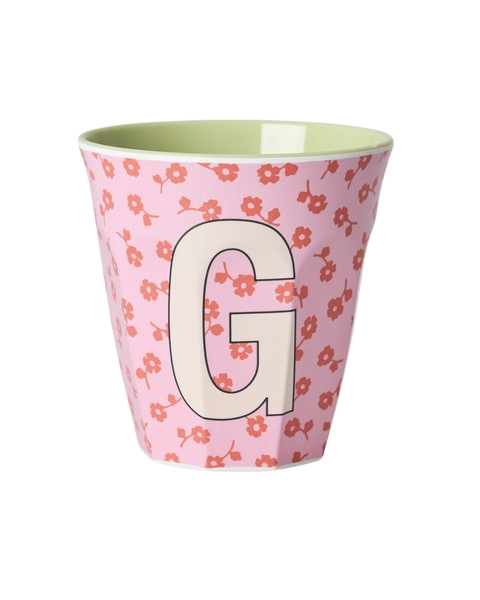 Melamin Çiçek Bardak - Pembe G