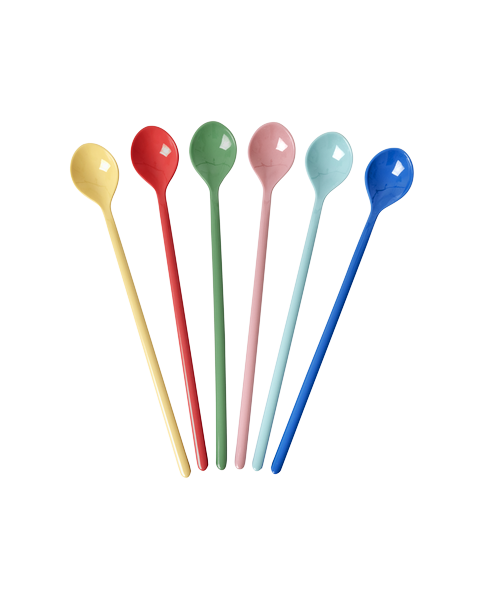 Melamin Latte Kaşık - 6'lı Set