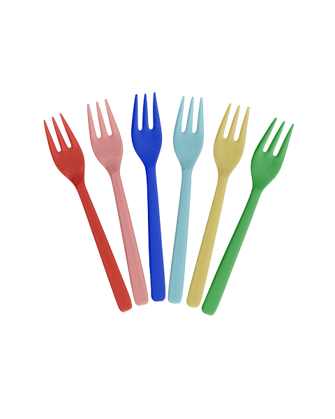 Melamin Tatlı Çatalı - 6'lı Set
