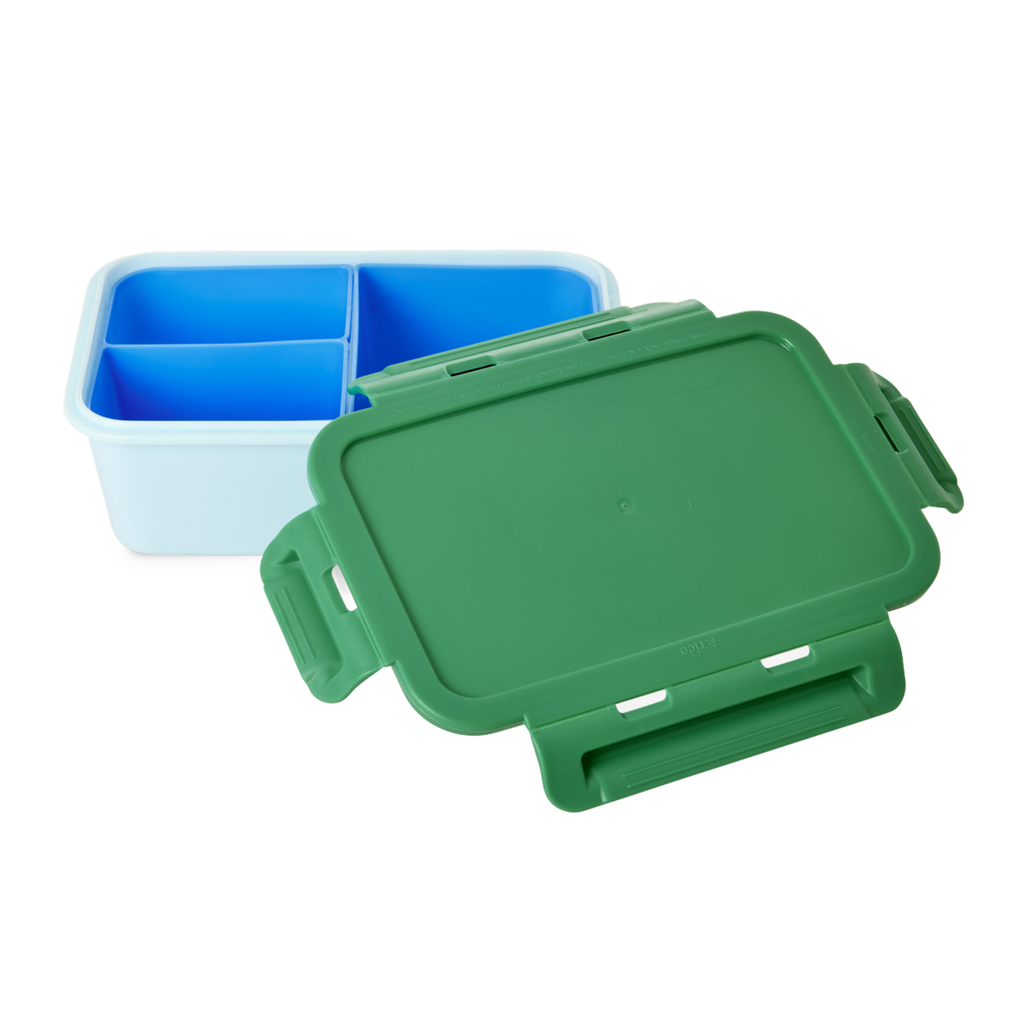 Plastik Lunchbox - Mavi ve Yeşil