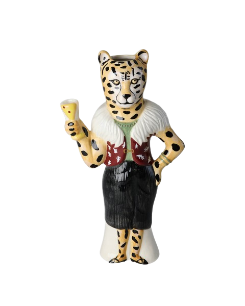 Seramik Vazo - Leopar