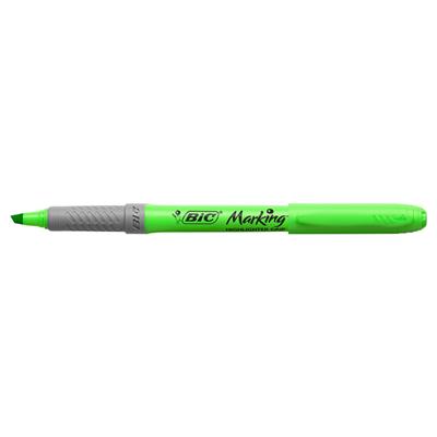 Bic Markıng Hıghlıghter Grıp Fosforlu Kalem, Yeşil