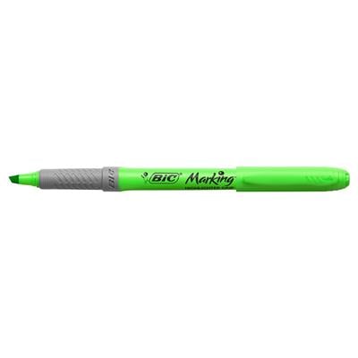 Bic Markıng Hıghlıghter Grıp Fosforlu Kalem, Yeşil