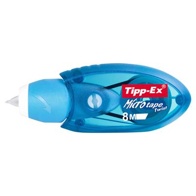 Bic Tıpp-Ex Mıcro Tape Twıst Şerit Düzeltici, Mavi 5 mm x 8 m