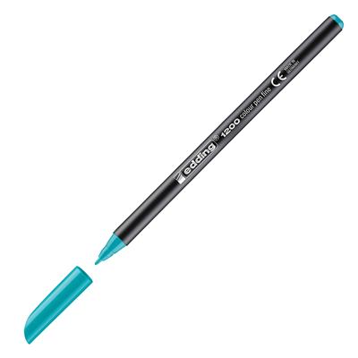 Edding 1200 İnce Uçlu Keçeli Kalem Yuvarlak Uç 1 mm Turkuaz