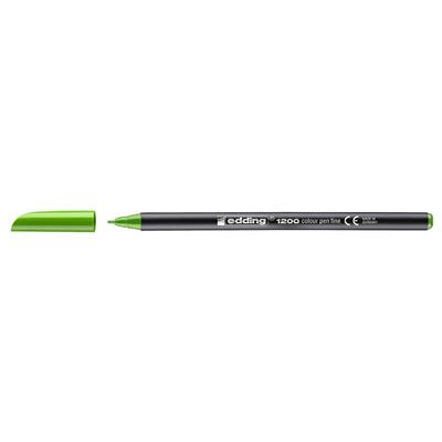 Edding 1200 İnce Uçlu Keçeli Kalem Yuvarlak Uç 1 mm Açık Yeşil