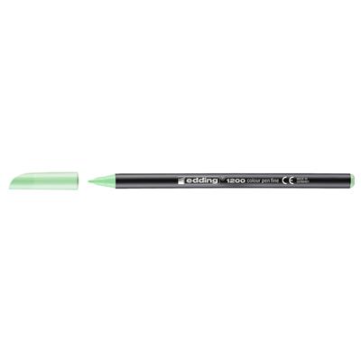 Edding 1200 İnce Uçlu Keçeli Kalem Yuvarlak Uç 1 mm Elma Yeşili