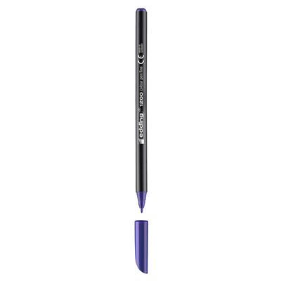 Edding 1200 İnce Uçlu Keçeli Kalem Yuvarlak Uç  1 mm Mor