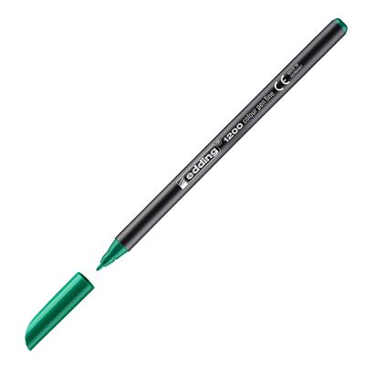Edding 1200 İnce Uçlu Keçeli Kalem Yuvarlak Uç 1 mm Yeşil