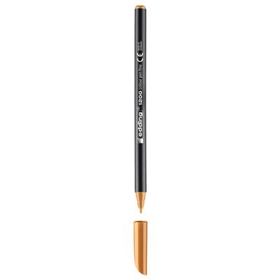 Edding 1200 İnce Uçlu Keçeli Kalem Yuvarlak Uç 1 mm Açık Turuncu