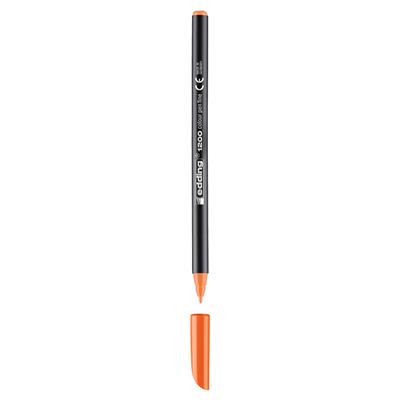 Edding 1200 İnce Uçlu Keçeli Kalem Yuvarlak Uç 1 mm Turuncu