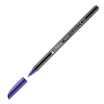 Edding 1200 İnce Uçlu Keçeli Kalem Yuvarlak Uç  1 mm Mor