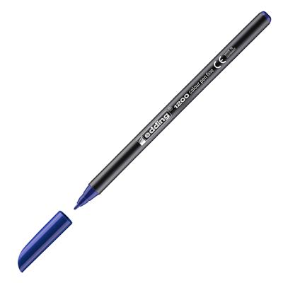 Edding 1200 İnce Uçlu Keçeli Kalem Yuvarlak Uç 1 mm Mavi
