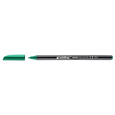 Edding 1200 İnce Uçlu Keçeli Kalem Yuvarlak Uç 1 mm Yeşil