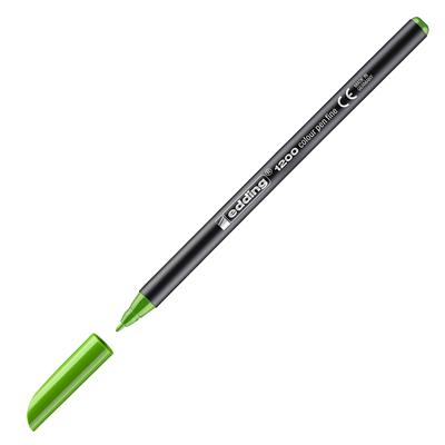Edding 1200 İnce Uçlu Keçeli Kalem Yuvarlak Uç 1 mm Açık Yeşil