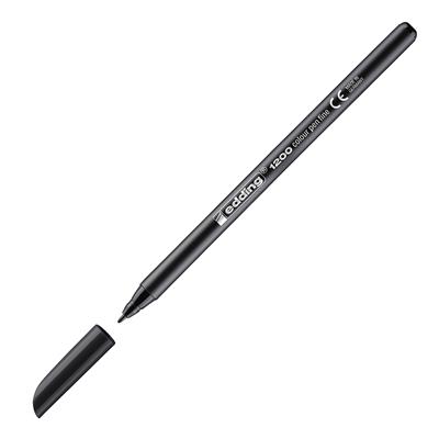 Edding 1200 İnce Uçlu Keçeli Kalem Yuvarlak Uç  1 mm Siyah