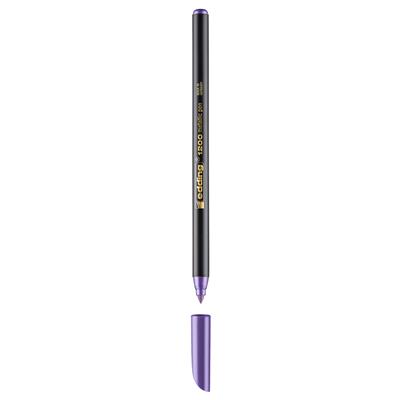 Edding 1200 Metalik Mürekkepli Keçeli Kalem Yuvarlak Uç 1-3 mm Metalik Mor