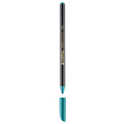 Edding 1200 Metalik Mürekkepli Keçeli Kalem Yuvarlak Uç 1-3 mm Metalik Yeşil