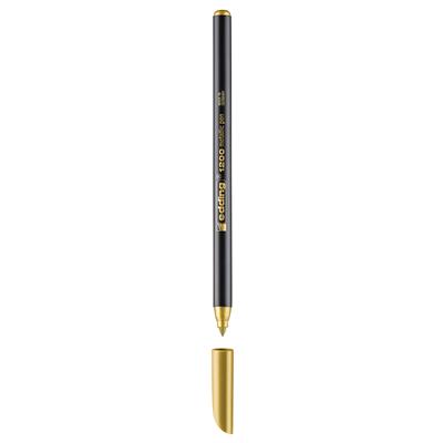 Edding 1200 Metalik Mürekkepli Keçeli Kalem  Yuvarlak Uç 1-3 mm Altın