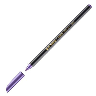 Edding 1200 Metalik Mürekkepli Keçeli Kalem Yuvarlak Uç 1-3 mm Metalik Mor