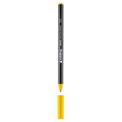 Edding 1300 Orta Uçlu Keçeli Kalem, Yuvarlak Uç, 2 mm, Sarı