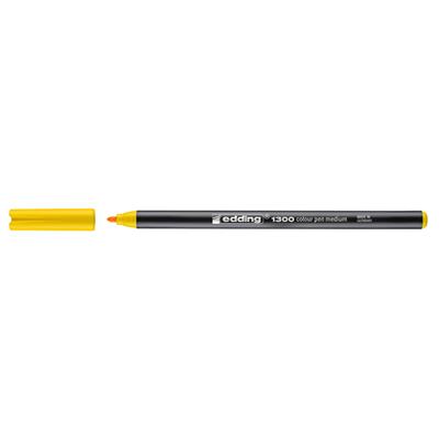 Edding 1300 Orta Uçlu Keçeli Kalem, Yuvarlak Uç, 2 mm, Sarı