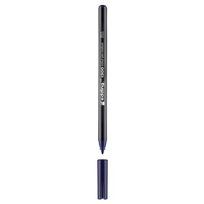 Edding 1300 Orta Uçlu Keçeli Kalem, Yuvarlak Uç, 2 mm, Koyu Mavi
