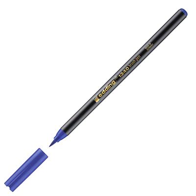 Edding 1340 Fırça Uçlu Keçeli Kalem Mavi