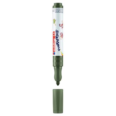 Edding 14 Funtastics Keçe Uçlu Kalem Kalın Zeytin  Yeşili