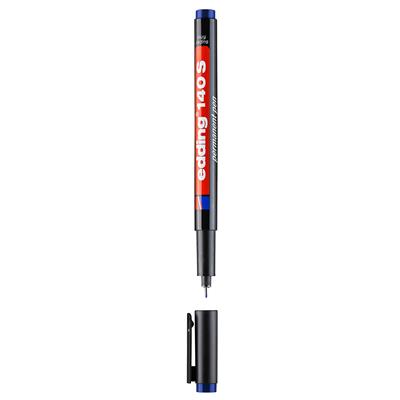 Edding 140 S Çok Amaçlı Asetat Kalemi-Permanent  Yuvarlak Uç 0.3 mm Mavi