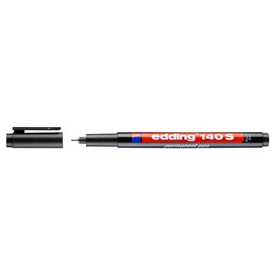 Edding 140 S Çok Amaçlı Asetat Kalemi-Permanent  Yuvarlak Uç 0.3 mm Siyah