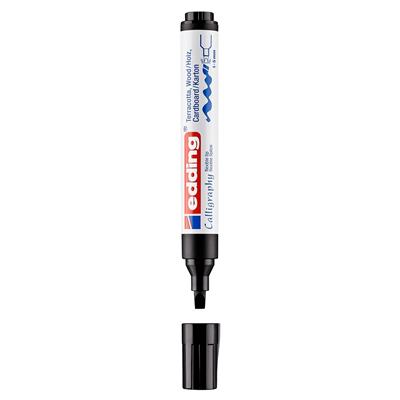 Edding 1455 Esnek Uçlu Kaligrafi Markörü 1-5 mm Uç Siyah