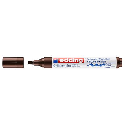 Edding 1455 Esnek Uçlu Kaligrafi Markörü 1-5 mm Uç Koyu Kahverengi