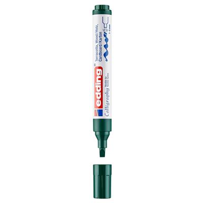 Edding 1455 Esnek Uçlu Kaligrafi Markörü 1-5 mm Uç Cam Yeşili