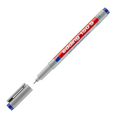 Edding 150 S Çok Amaçlı Asetat Kalemi - Silinebilir,  Mavi