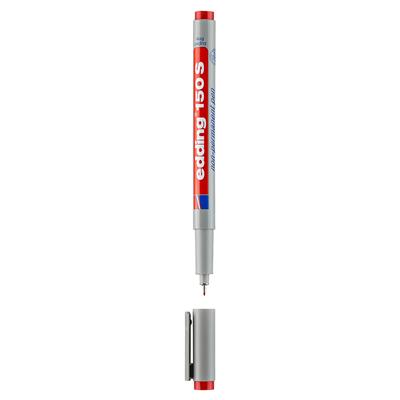 Edding 150 S Çok Amaçlı Asetat Kalemi - Silinebilir,  Kırmızı