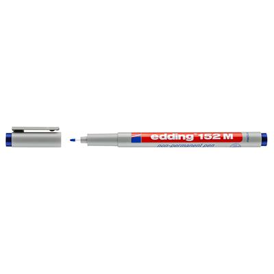 Edding 152 M Çok Amaçlı Asetat Kalemi - Silinebilir,  Mavi