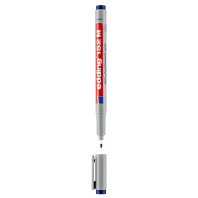 Edding 152 M Çok Amaçlı Asetat Kalemi - Silinebilir,  Mavi