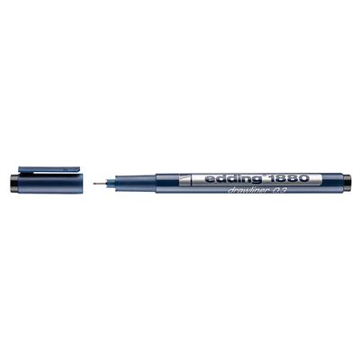 Edding 1880 Teknik Çizim Kalemi Plastik Uç 0.3 mm  Siyah