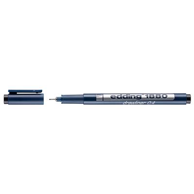 Edding 1880 Teknik Çizim Kalemi Plastik Uç 0.4 mm  Siyah
