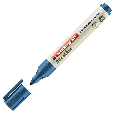 Edding 21 Ecoline Permanent Markör Yuvarlak Uç  1.5-3 mm Mavi