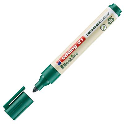 Edding 21 Ecoline Permanent Markör Yuvarlak Uç  1.5-3 mm Yeşil