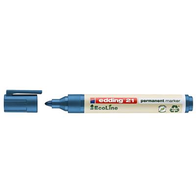 Edding 21 Ecoline Permanent Markör Yuvarlak Uç  1.5-3 mm Mavi
