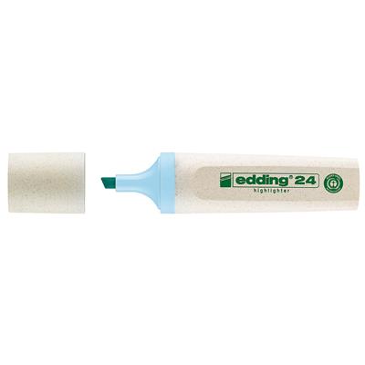 Edding 24 Ecoline Fosforlu Kalem Kesik Uç 2-5 mm Pastel Mavi