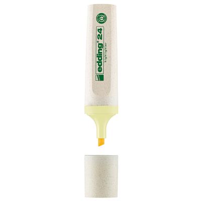Edding 24 Ecoline Fosforlu Kalem Kesik Uç 2-5 mm Pastel Sarı